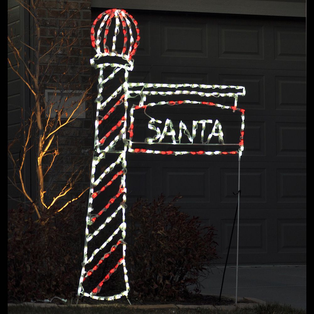 LED SANTA'S LIGHT POLE #LED-SLP72